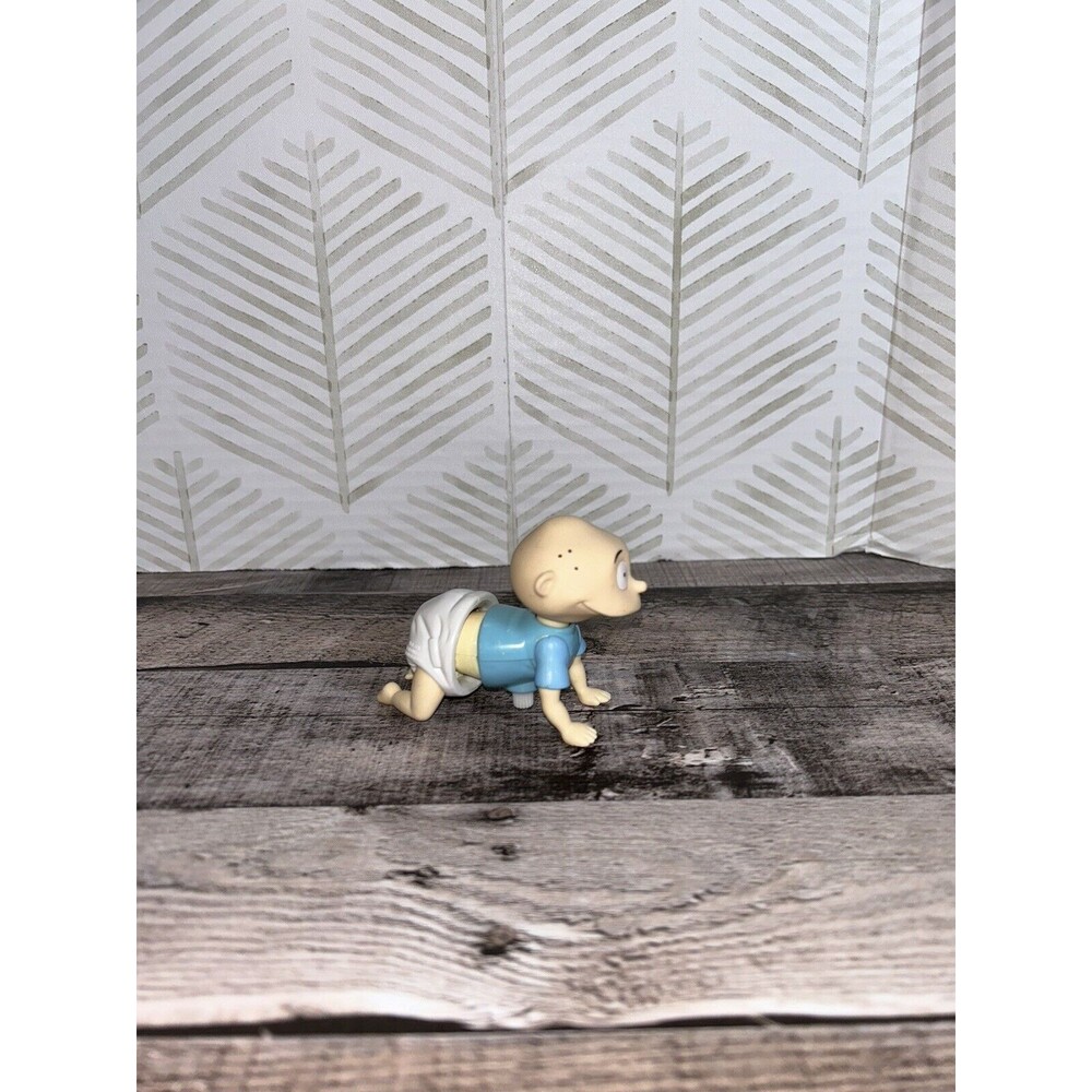 Rugrats Vintage Wind up Tommy Pickles Crawling Baby Figure 1998 Toy Burger King